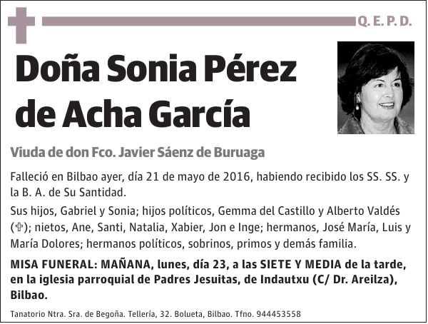 Sonia Pérez de Acha García