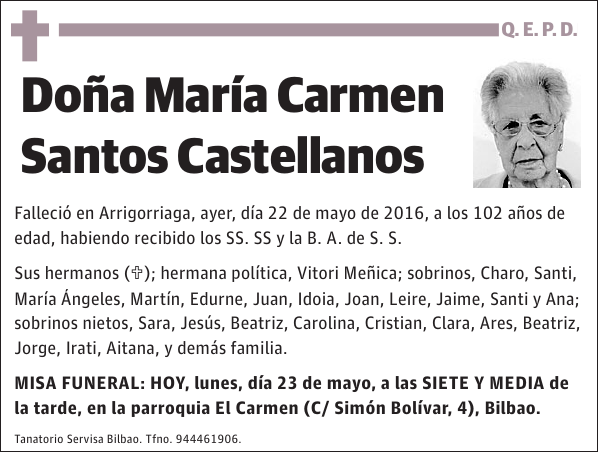 María Carmen Santos Castellanos