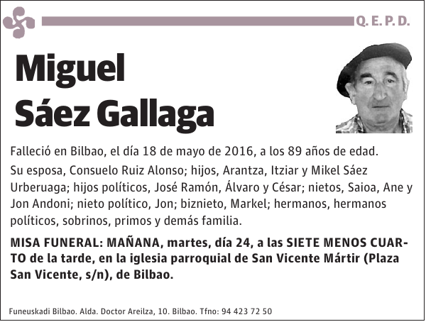 Miguel Sáez Gallaga