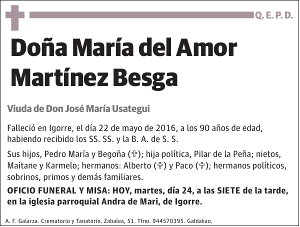 María del Amor Martínez Besga