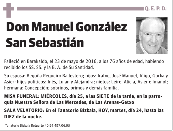 Manuel González San Sebastián