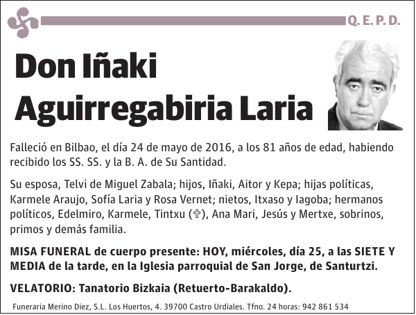 Iñaki Aguirregabiria Laria