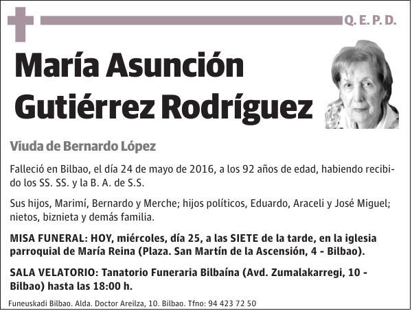 María Asunción Gutiérrez Rodríguez