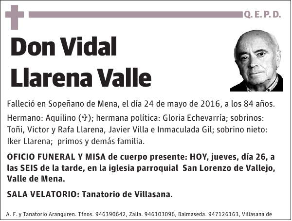 Vidal Llarena Valle