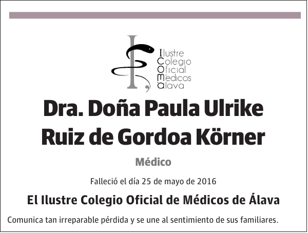 Paula Ulrike Ruiz de Gordoa Körner