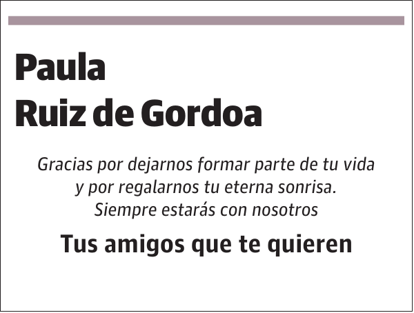 Paula Ruiz de Gordoa