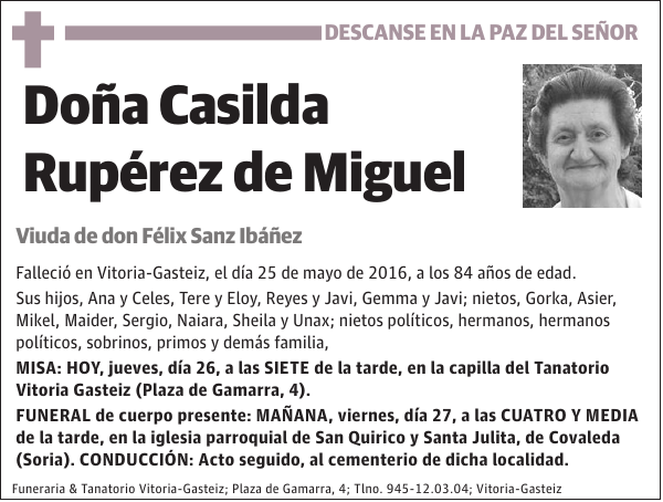 Casilda Rupérez de Miguel