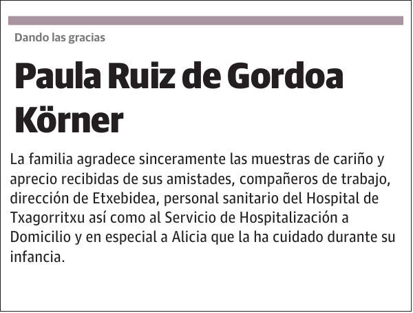 Paula Ruiz de Gordoa Körner