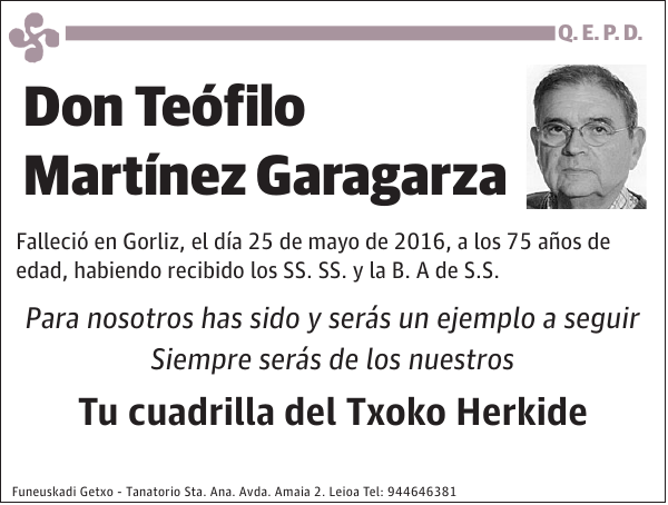 Teófilo Martínez Garagarza