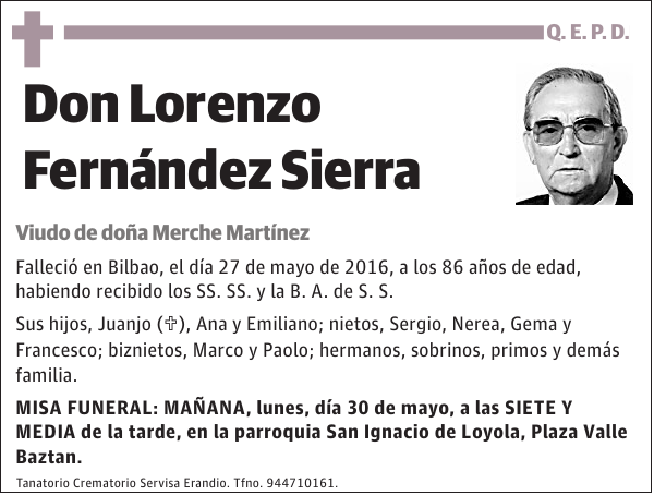 Lorenzo Fernández Sierra