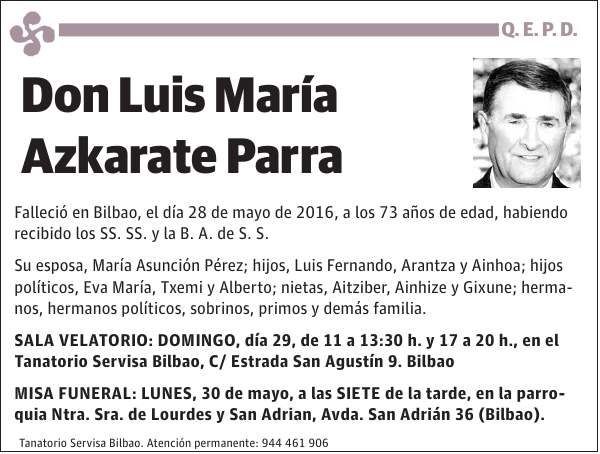 Luis María Azkarate Parra