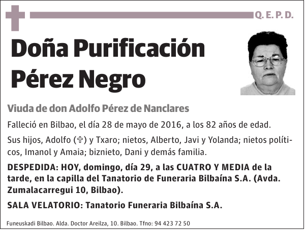 Purificación Pérez Negro