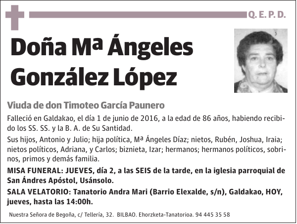 Mª Ángeles González López