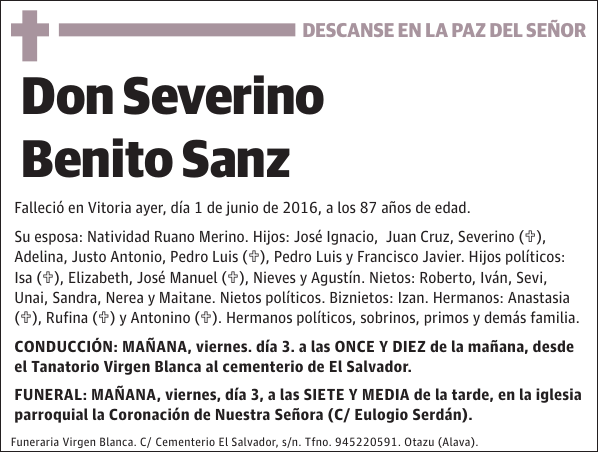 Severino Benito Sanz