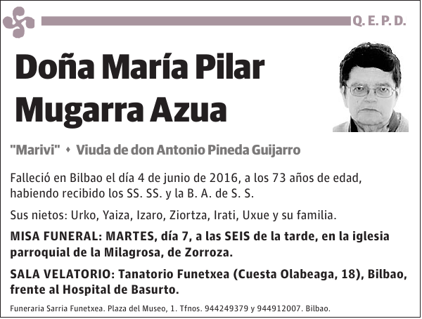 María Pilar Mugarra Azua