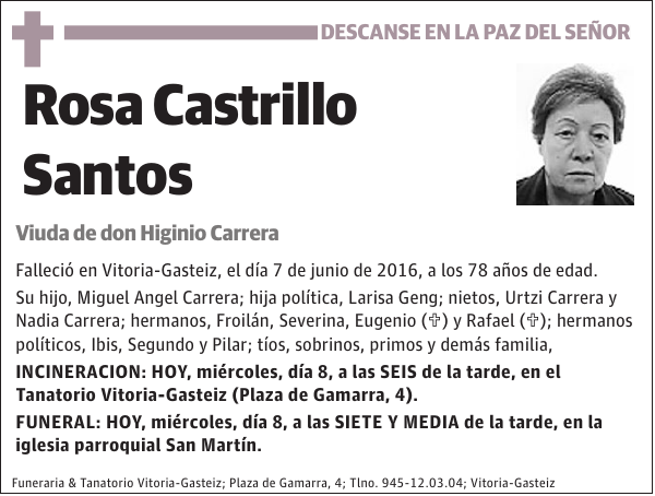 Rosa Castrillo Santos