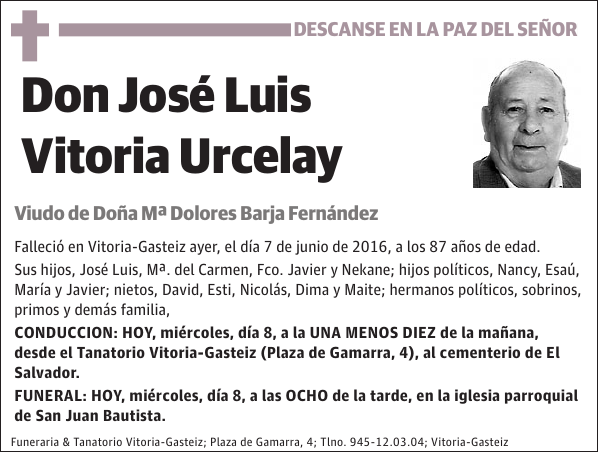 José Luis Vitoria Urcelay