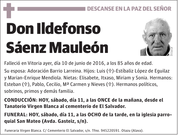 Ildefonso Sáenz Mauleón