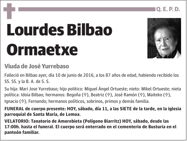 Lourdes Bilbao Ormaetxe