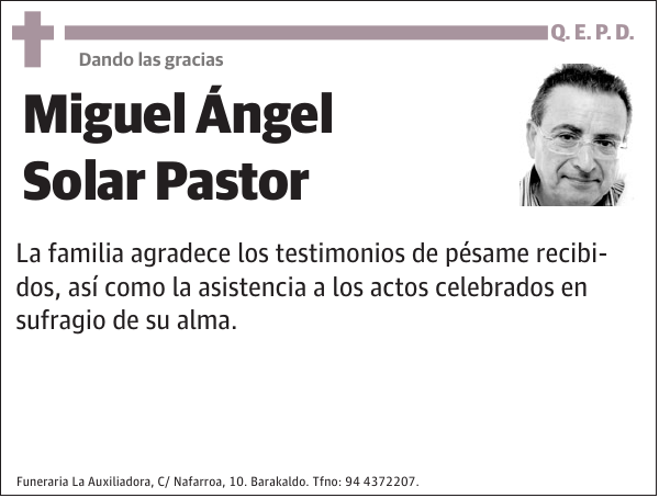 Miguel Ángel Solar Pastor