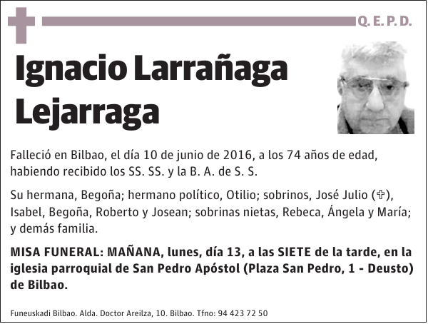 Ignacio Larrañaga Lejarraga