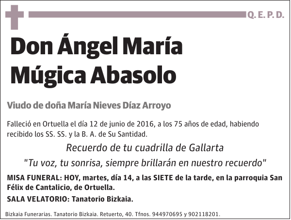 Ángel María Múgica Abasolo