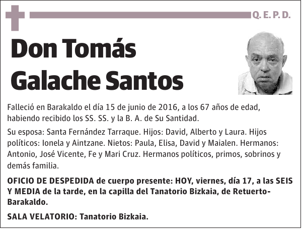 Tomás Galache Santos