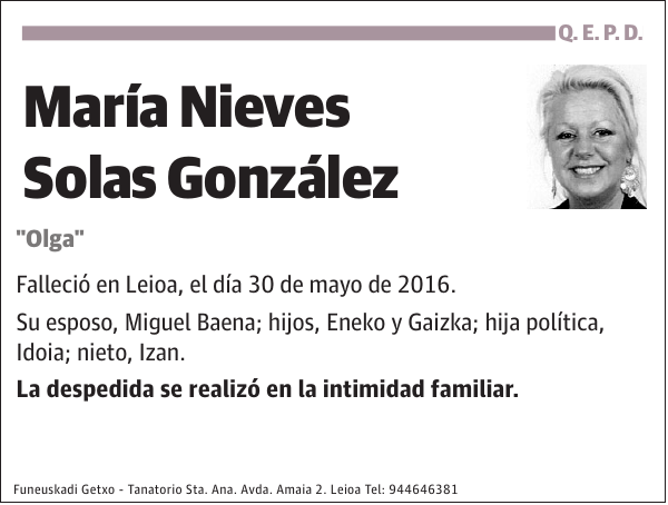 María Nieves Solas González