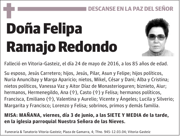 Felipa Ramajo Redondo