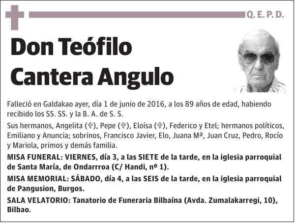 Teófilo Cantera Angulo