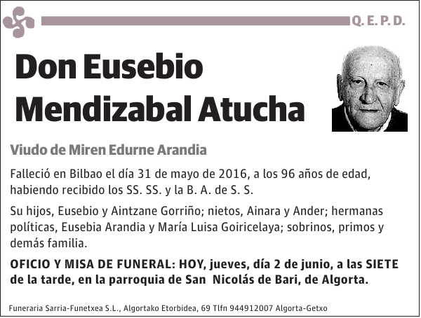 Eusebio Mendizabal Atucha