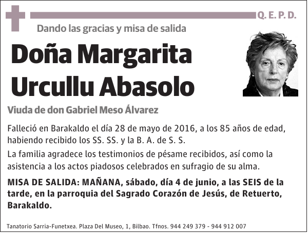 Margarita Urcullu Abasolo