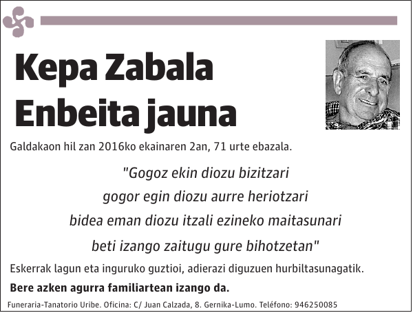 Kepa Zabala Enbeita