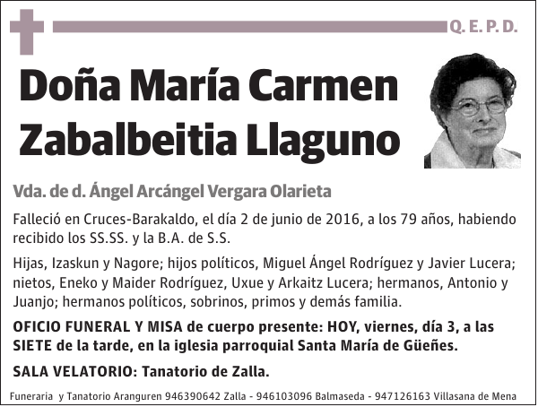 María Carmen Zabalbeitia Llaguno