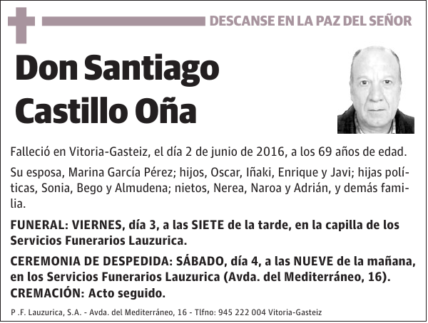 Santiago Castillo Oña