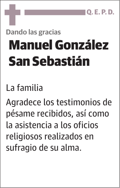 Manuel González San Sebastián