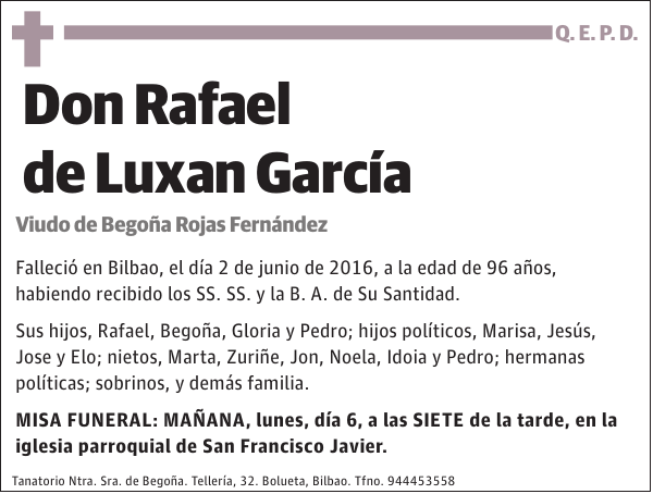 Rafael de Luxan García