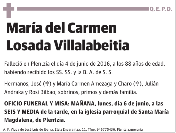 María del Carmen Losada Villalabeitia