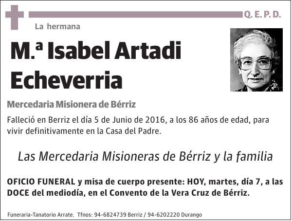 María Isabel Artadi Echeverria