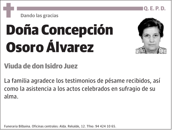 Concepción Osoro Álvarez