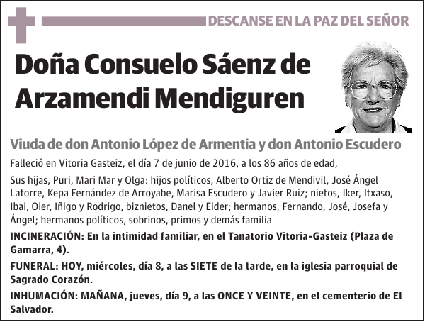 Consuelo Sáenz de Arzamendi Mendiguren