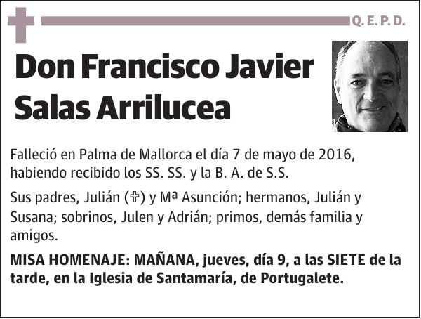 Francisco Javier Salas Arrilucea