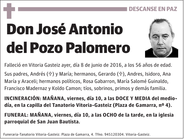 José Antonio del Pozo Palomero