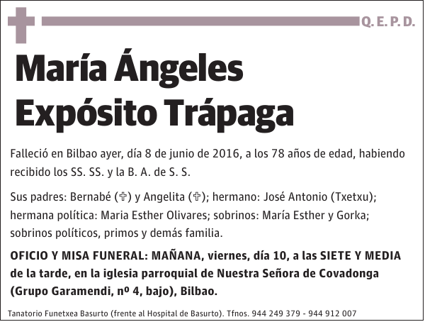 María Ángeles Expósito Trápaga