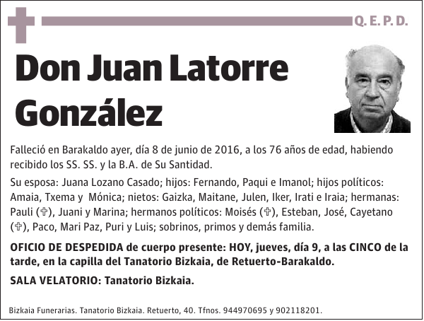 Juan Latorre González