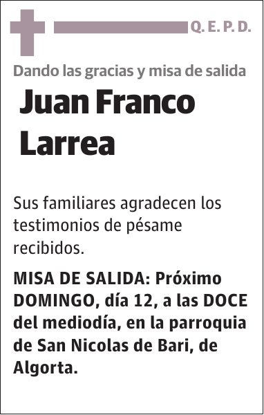 Juan Franco Larrea