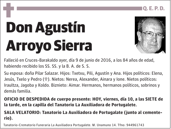 Agustín Arroyo Sierra