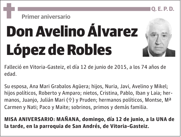 Avelino Álvarez López de Robles