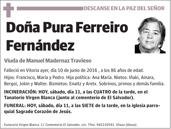 Pura Ferreiro Fernández