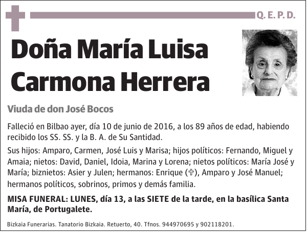 María Luisa Carmona Herrera